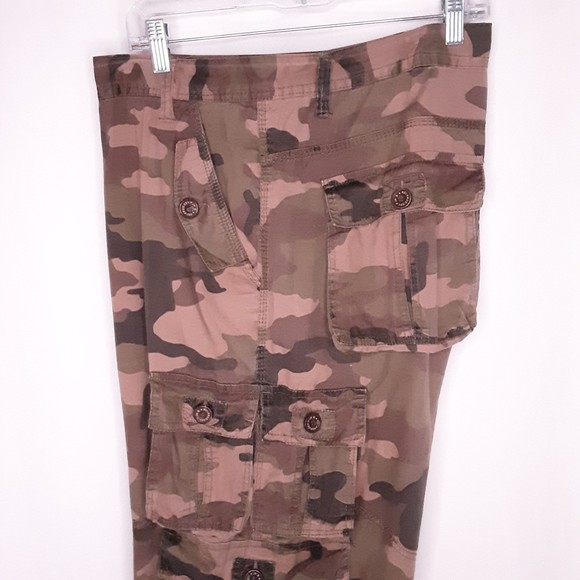 PJ Mark Vintage 1994 Camo Cargo Pants Size W44xL32 - Picture 2 of 13